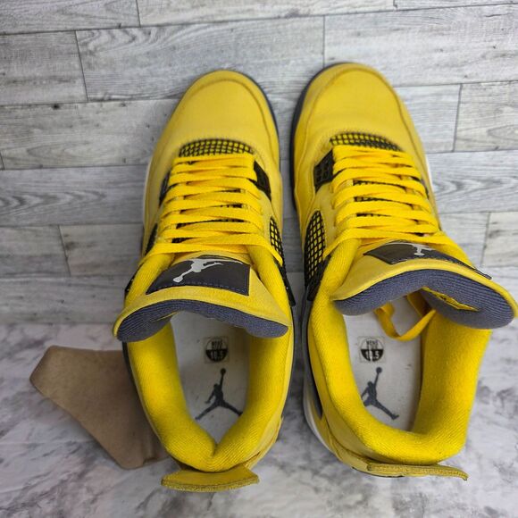 Nike Air Jordan 4 Retro Lightning 2021 Men's 10.5 CT8527-700 SUPER Clean - Picture 9 of 11